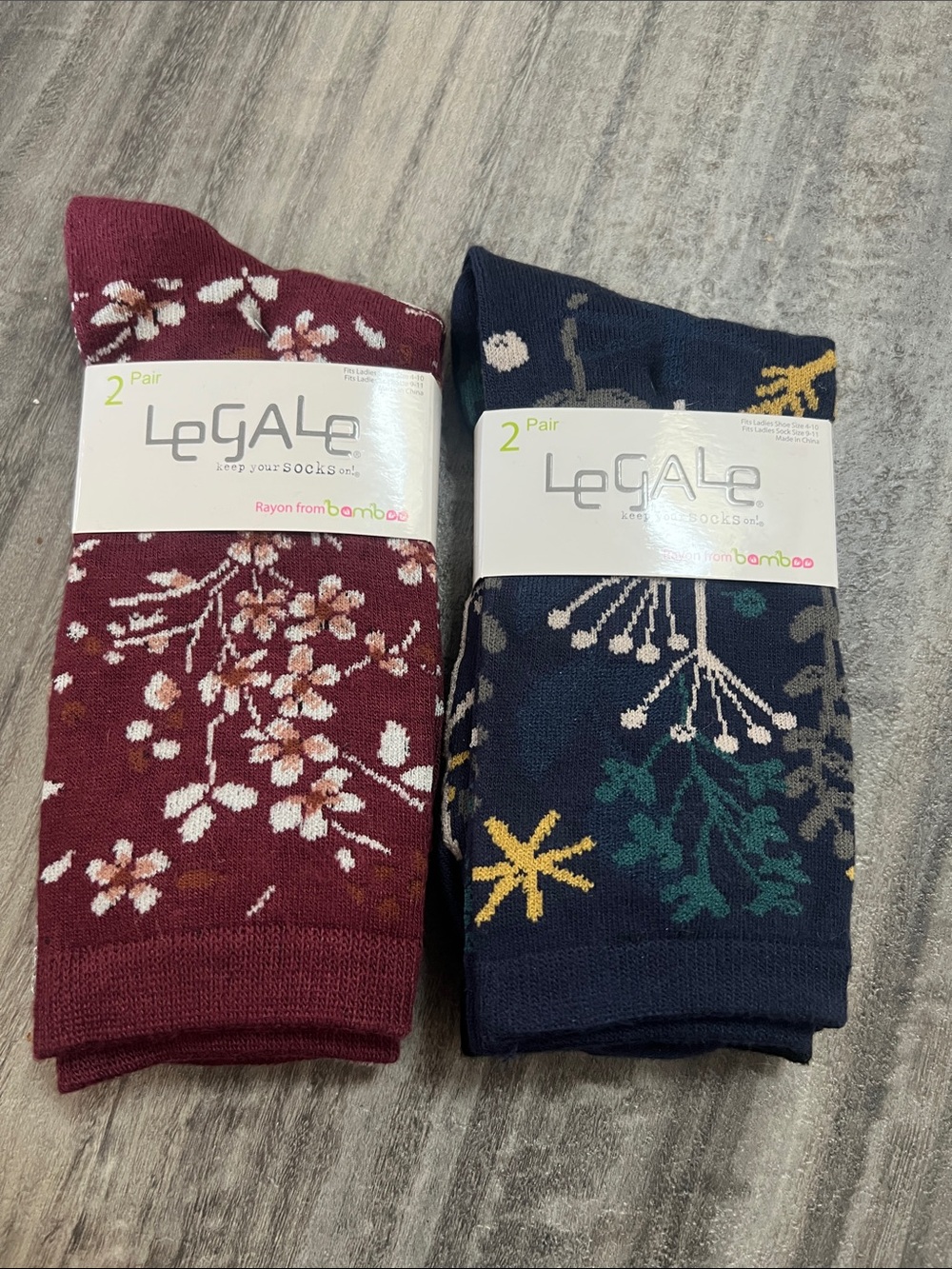 LeGale women’s socks NEW.  4 pair